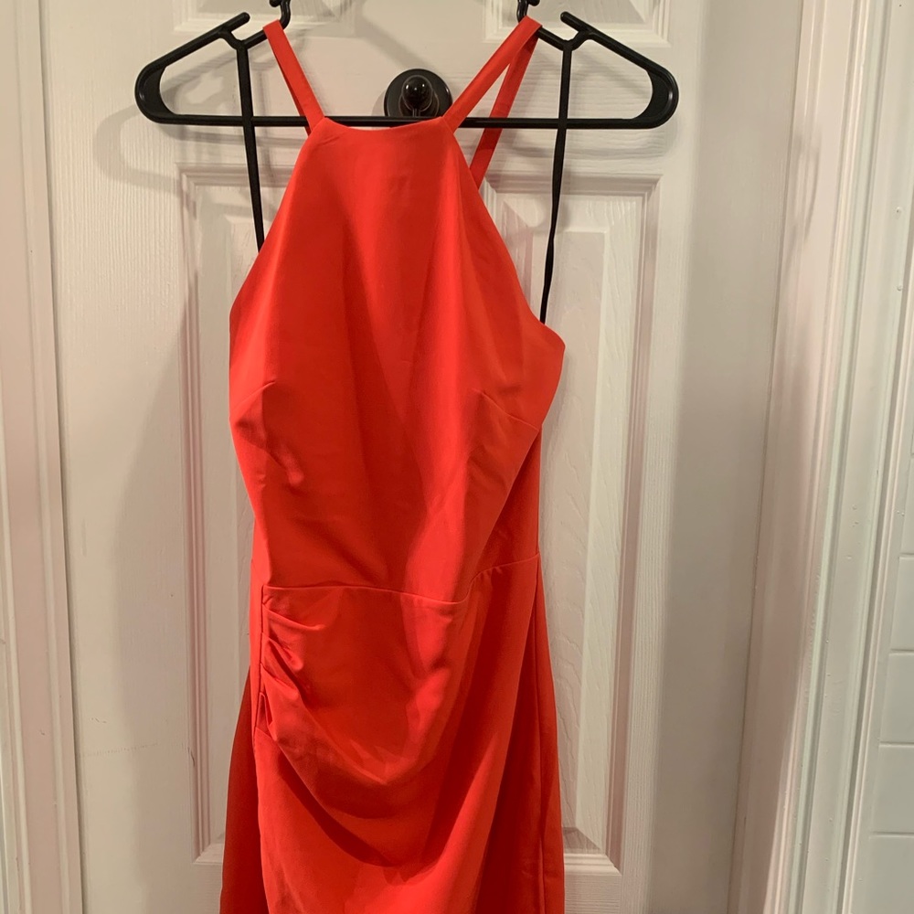 Women’s red/soft orange dress